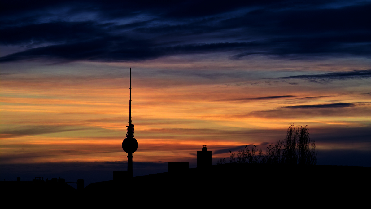 Fernsehturm Berlin im November