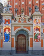 Tor zum Schwarzhupterhaus in Riga