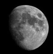 Der Mond mit 420mm Brennweite