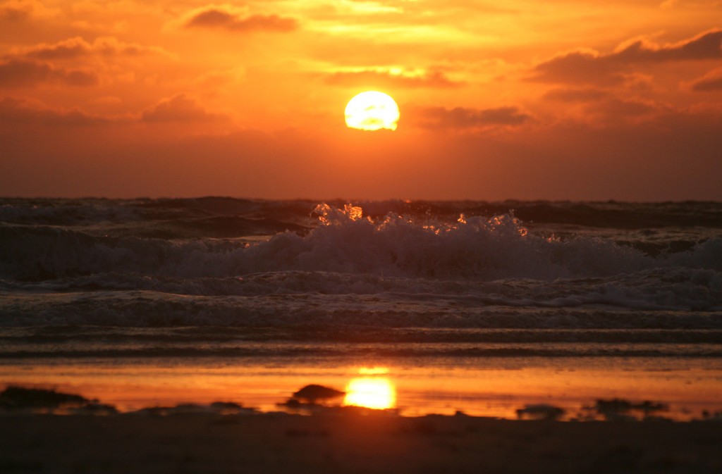Sonnenuntergang am Strand von SPO